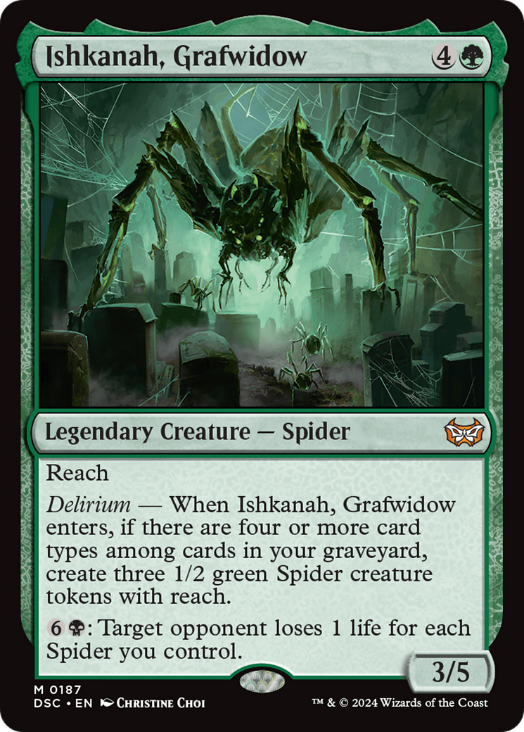 Image of Ishkanah, Grafwidow [Duskmourn: House of Horror Commander]