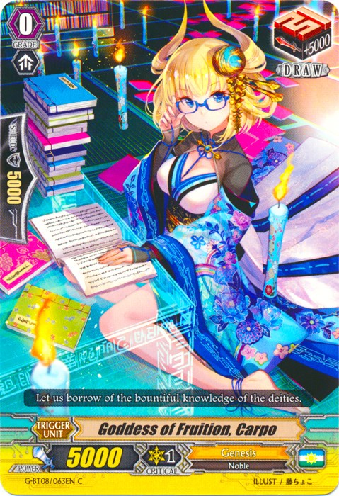 Image of Goddess of Fruition, Carpo (G-BT08/063EN) [Absolute Judgment]
