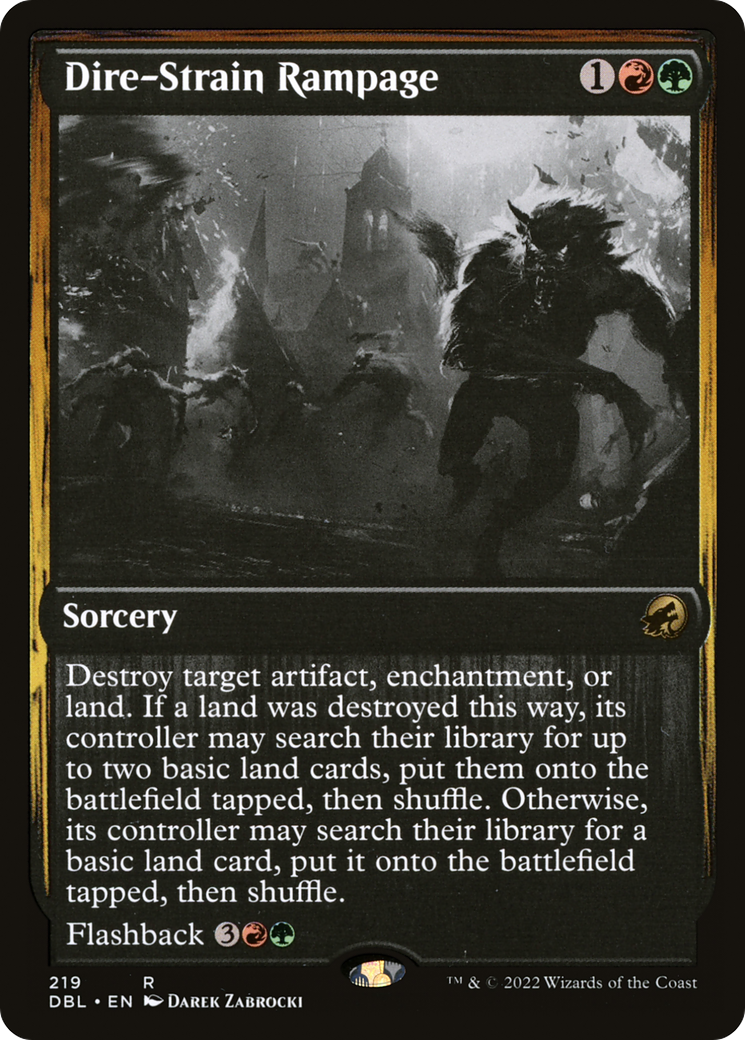 Image of Dire-Strain Rampage [Innistrad: Double Feature]