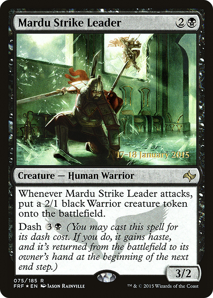 Image of Mardu Strike Leader [Fate Reforged Prerelease Promos]