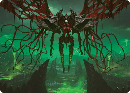 Image of Archfiend of the Dross Art Card [Phyrexia: All Will Be One Art Series]