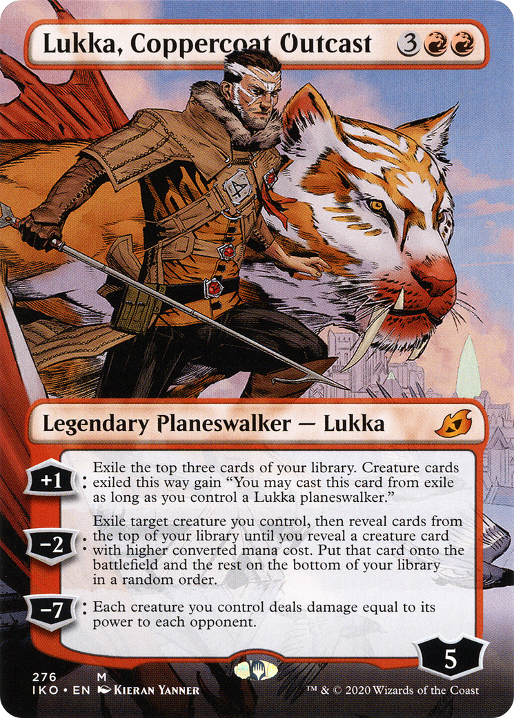 Image of Lukka, Coppercoat Outcast (Borderless) [Ikoria: Lair of Behemoths]