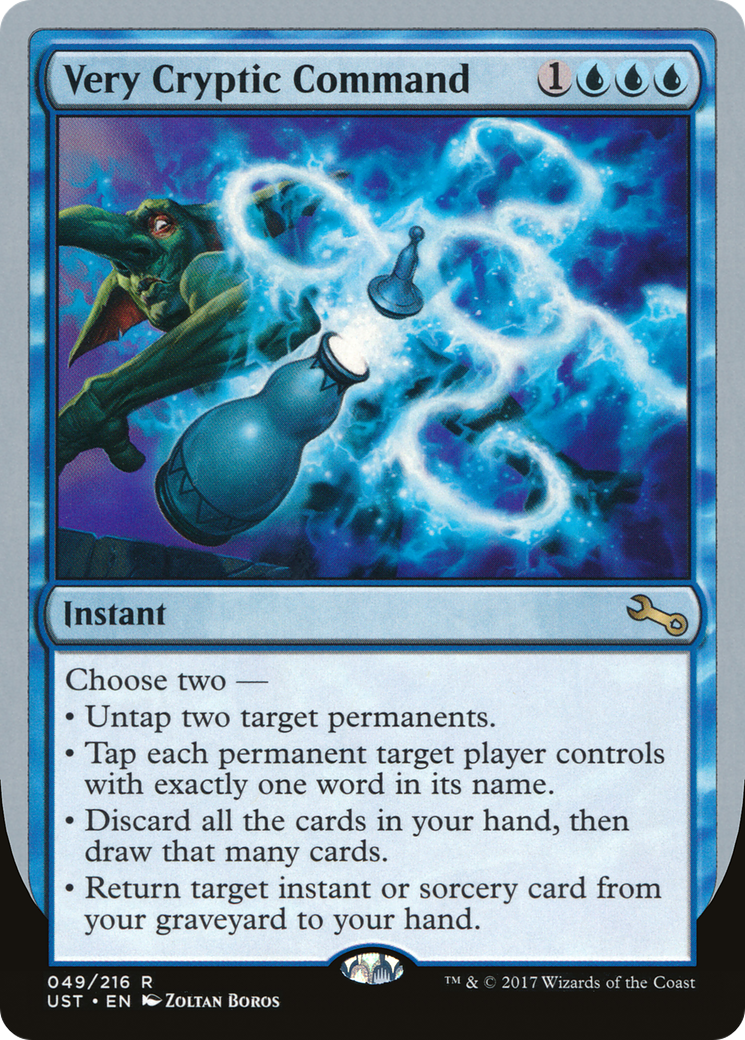 Image of Very Cryptic Command (Untap) [Unstable]
