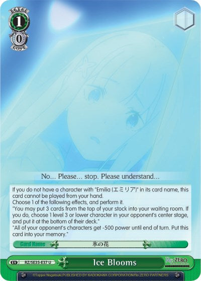 Image of Ice Blooms (RZ/SE35-E37 U) (Parallel Foil) [Re:ZERO: The Frozen Bond]