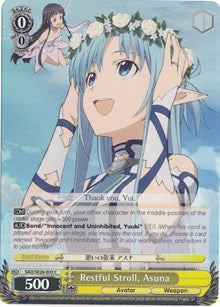 Image of Restful Stroll, Asuna (SAO/SE26-E03 C) (Parallel Foil) [Sword Art Online II Vol.2]