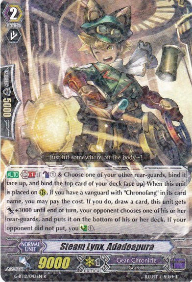 Image of Steam Lynx, Adadoapura (G-BT12/043EN) [Dragon King's Awakening]