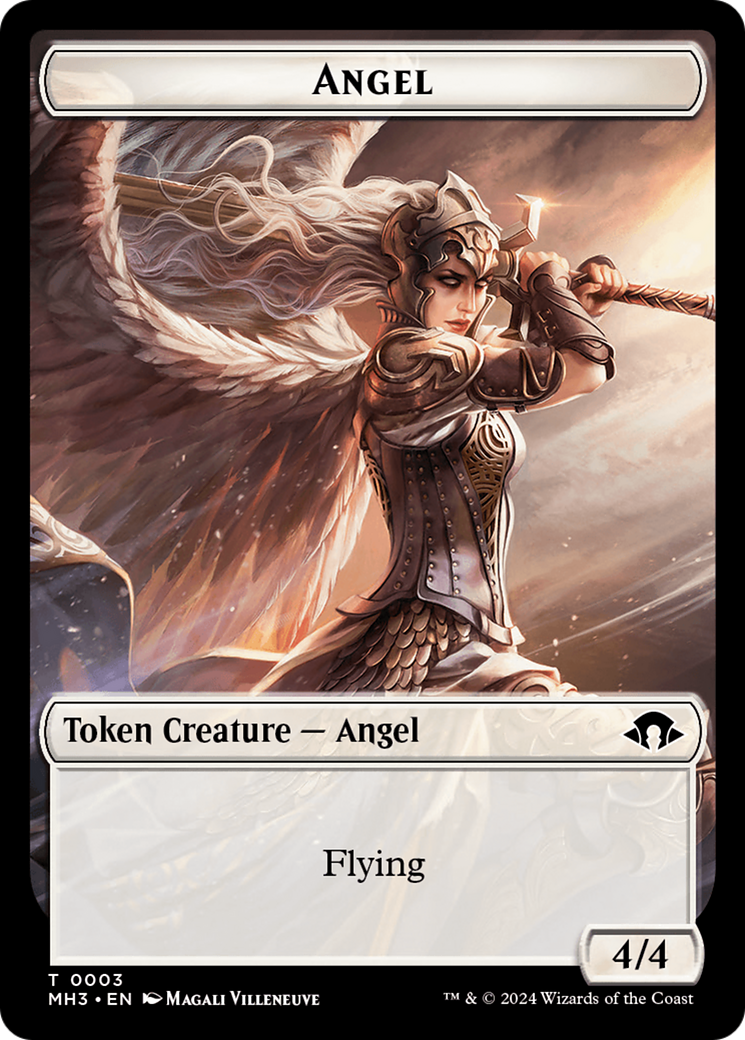 Image of Eldrazi Spawn // Angel Double-Sided Token [Modern Horizons 3 Tokens]