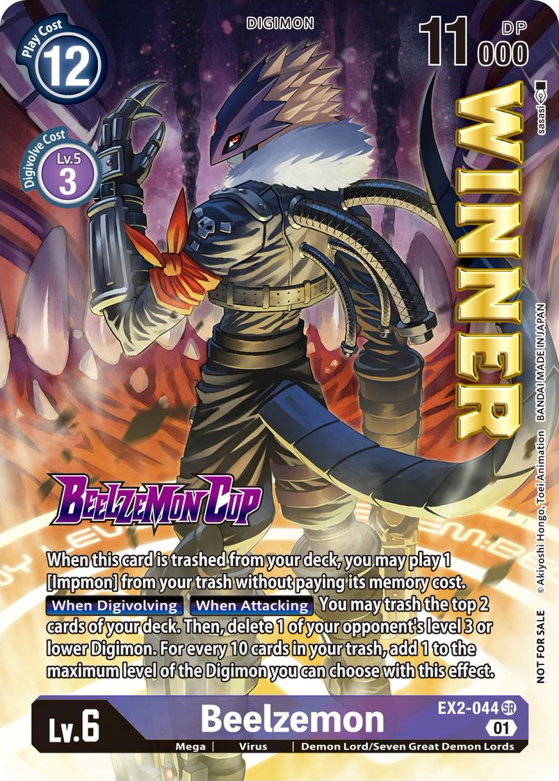 Image of Beelzemon [EX2-044] (Beelzemon Cup Winner) [Starter Deck: Beelzemon Advanced Deck Set Promos]