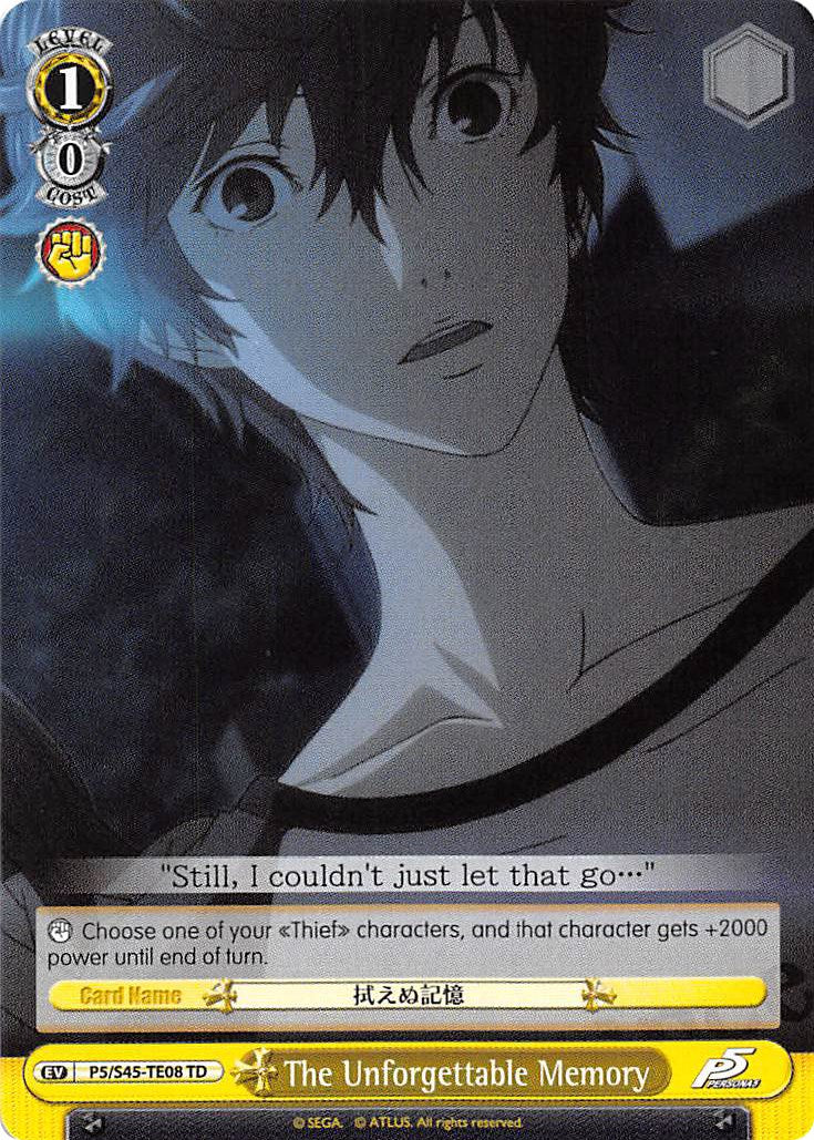 Image of The Unforgettable Memory (P5/S45-TE08 TD) [Persona 5]