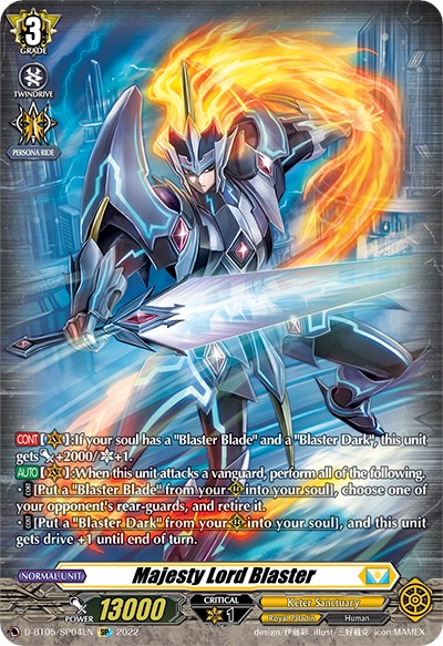 Image of Majesty Lord Blaster (D-BT05/SP04EN) [Triumphant Return of the Brave Heroes]