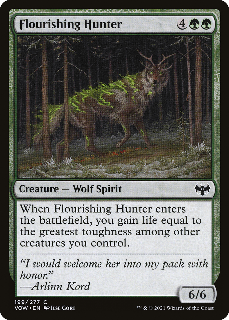Image of Flourishing Hunter [Innistrad: Crimson Vow]
