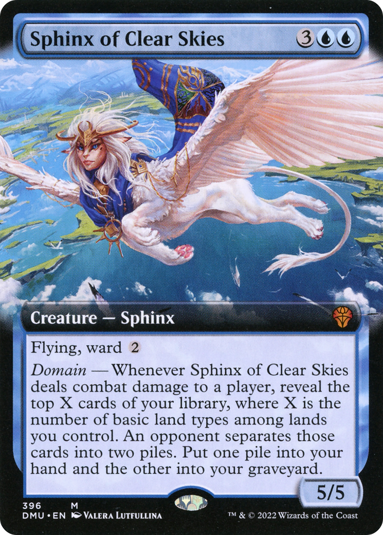 Image of Sphinx of Clear Skies (Extended Art) [Dominaria United]
