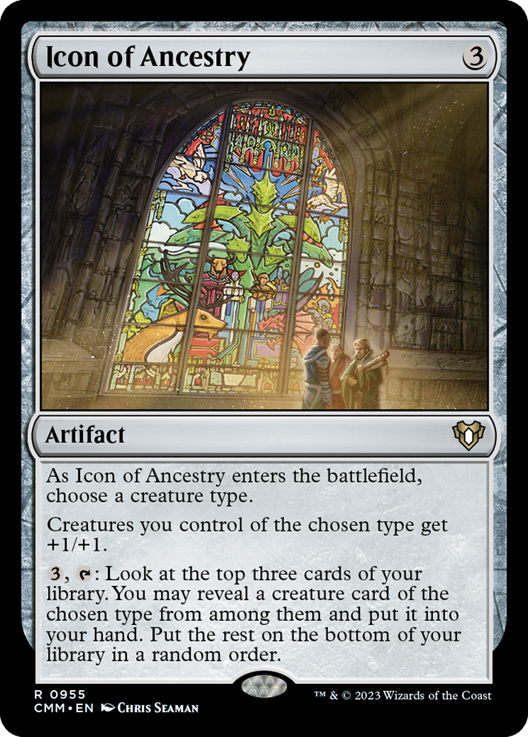 Image of Icon of Ancestry [Commander Masters]