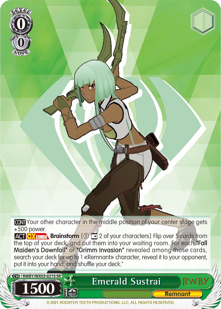 Image of Emerald Sustrai (RWBY/WX03-021S SR) [RWBY]