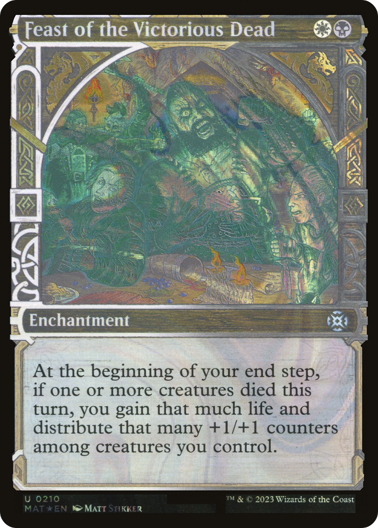 Image of Feast of the Victorious Dead (Showcase Halo Foil) [March of the Machine: The Aftermath]