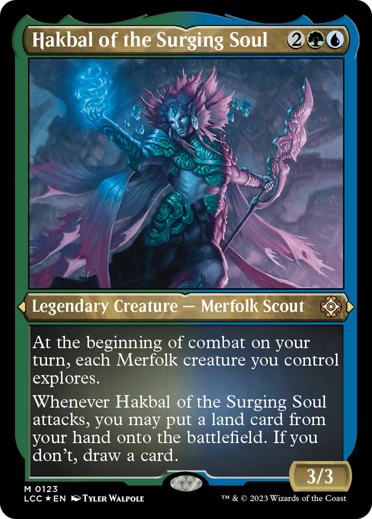 Image of Hakbal of the Surging Soul (Display Commander) [The Lost Caverns of Ixalan Commander]