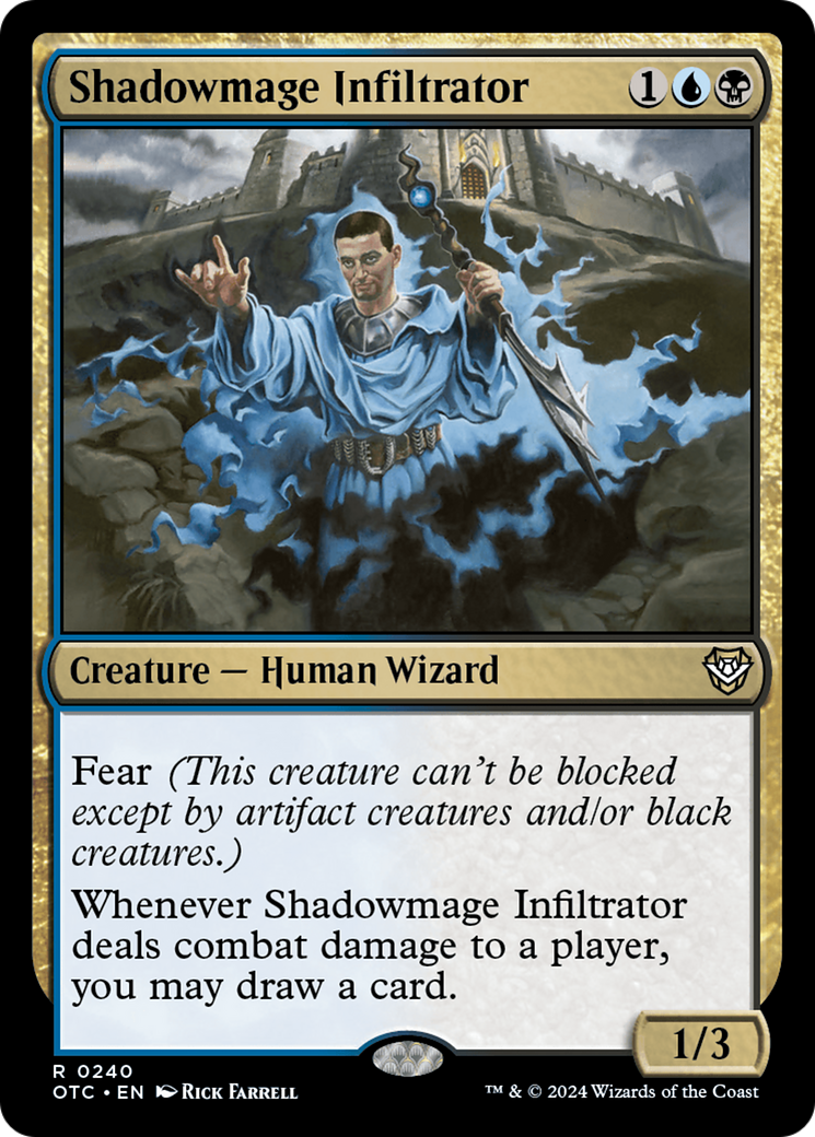 Image of Shadowmage Infiltrator [Outlaws of Thunder Junction Commander]