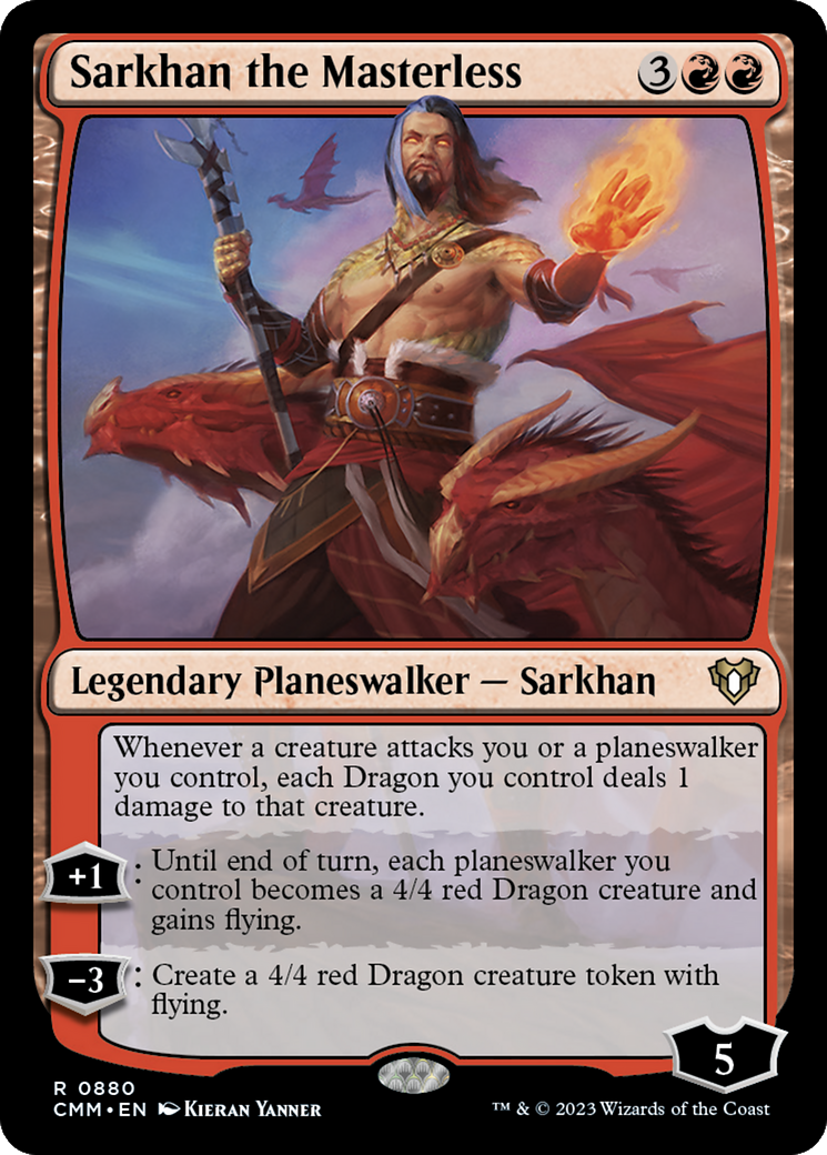Image of Sarkhan the Masterless [Commander Masters]