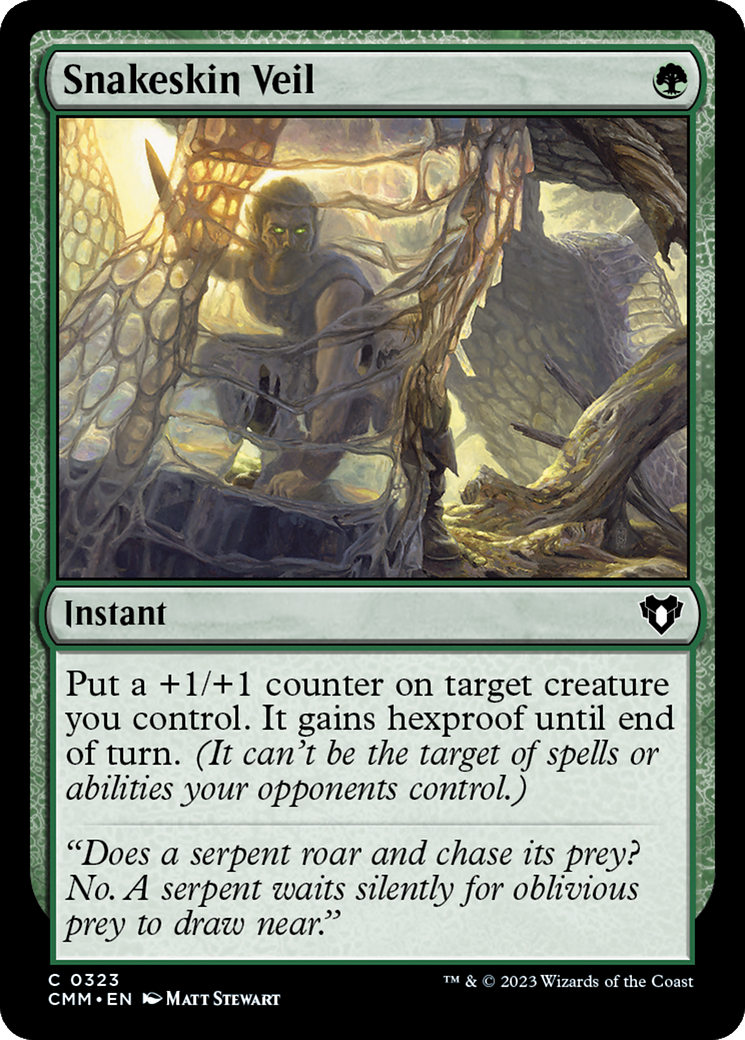 Image of Snakeskin Veil [Commander Masters]