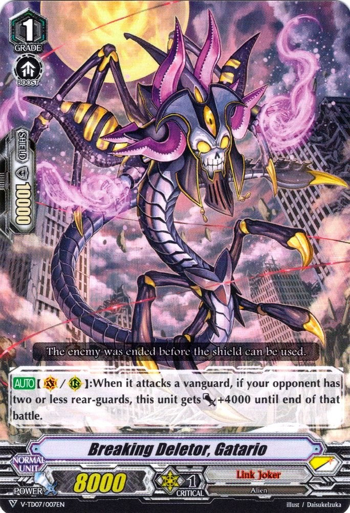 Image of Breaking Deletor, Gatario (V-TD07/007EN) [Kouji Ibuki]