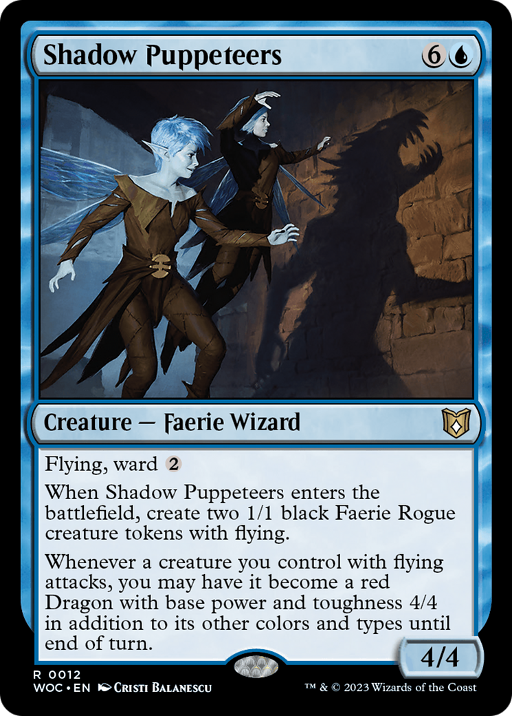 Image of Shadow Puppeteers [Wilds of Eldraine Commander]