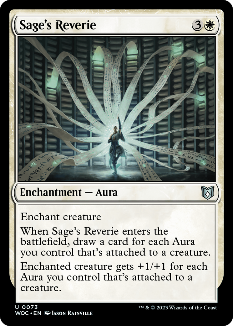 Image of Sage's Reverie [Wilds of Eldraine Commander]
