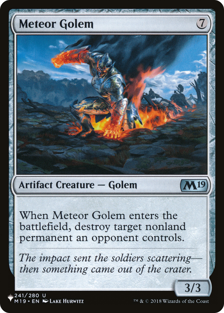 Image of Meteor Golem [Secret Lair: From Cute to Brute]