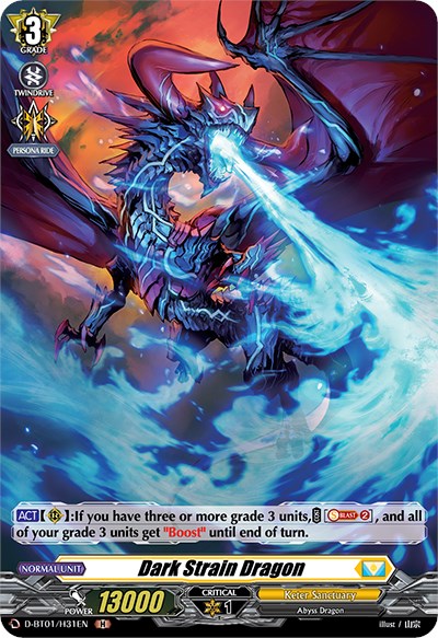 Image of Dark Strain Dragon (D-BT01/H31EN) [Genesis of the Five Greats]
