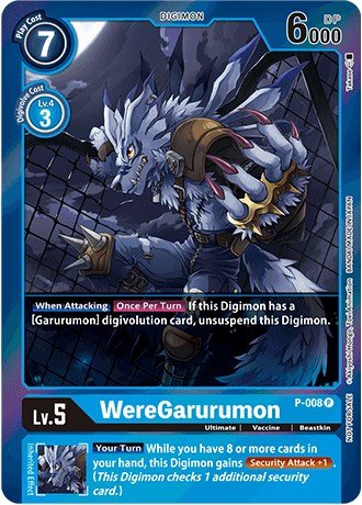 Image of WereGarurumon [P-008] (Gift Box 2022) [Promotional Cards]