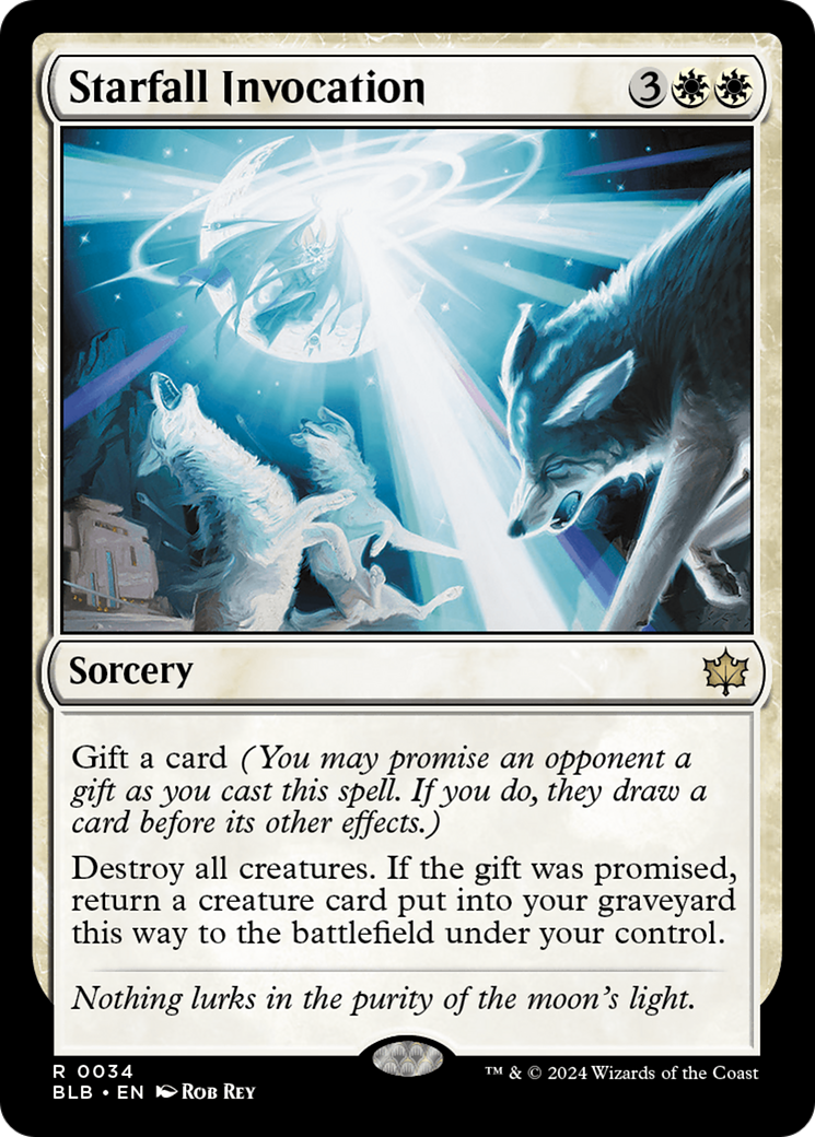 Image of Starfall Invocation [Bloomburrow]