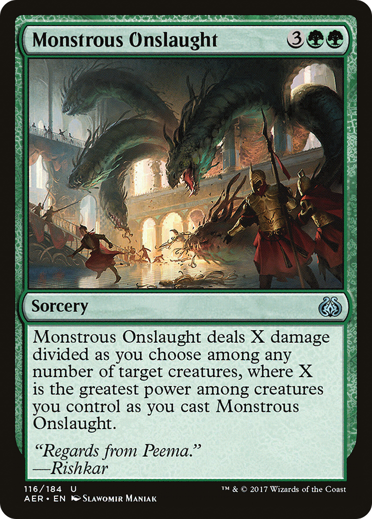 Image of Monstrous Onslaught [Aether Revolt]