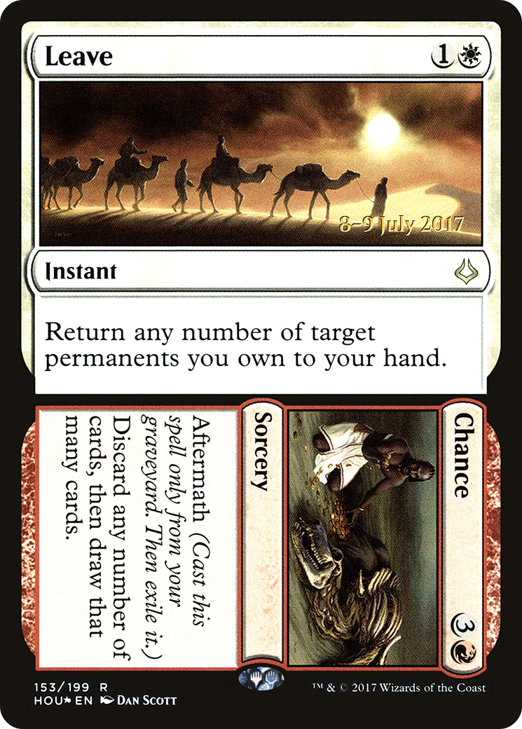 Image of Leave // Chance [Hour of Devastation Prerelease Promos]