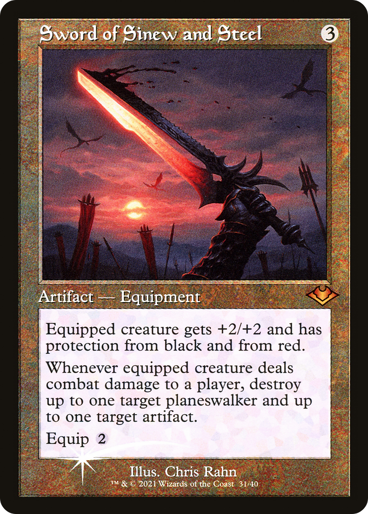 Image of Sword of Sinew and Steel (Retro) [Modern Horizons]