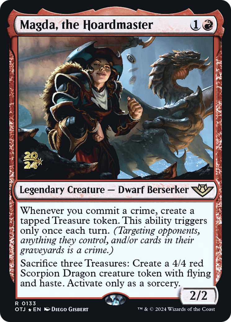Image of Magda, the Hoardmaster [Outlaws of Thunder Junction Prerelease Promos]