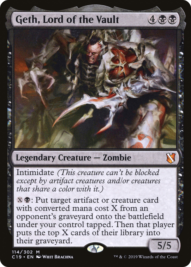 Image of Geth, Lord of the Vault [Commander 2019]