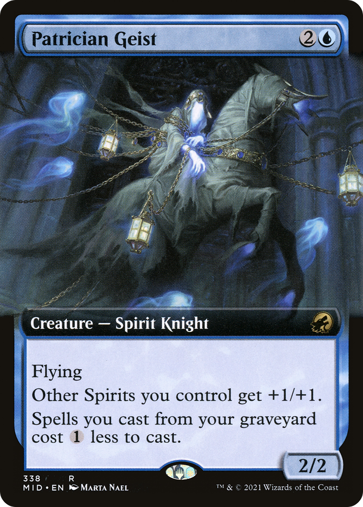 Image of Patrician Geist (Extended Art) [Innistrad: Midnight Hunt]
