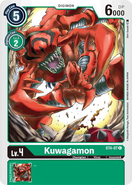 Image of Kuwagamon [ST4-07] [Starter Deck: Giga Green]