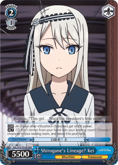 Image of Shirogane's Lineage? Kei (KGL/S79-TE16R RRR) [Kaguya-sama: Love is War]