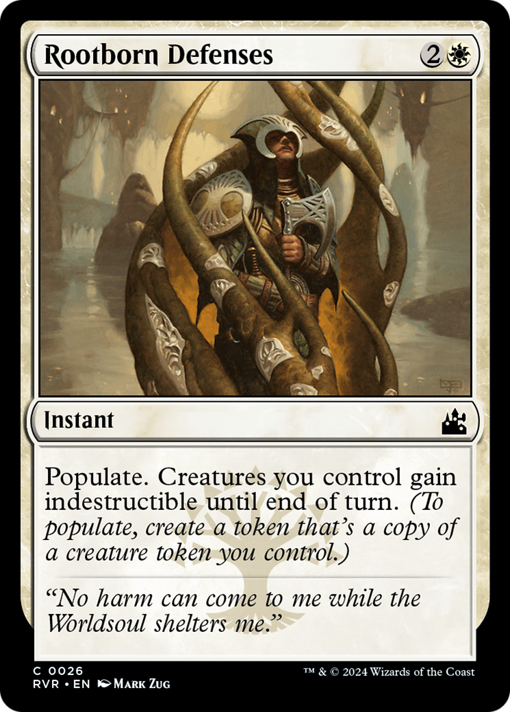 Image of Rootborn Defenses [Ravnica Remastered]
