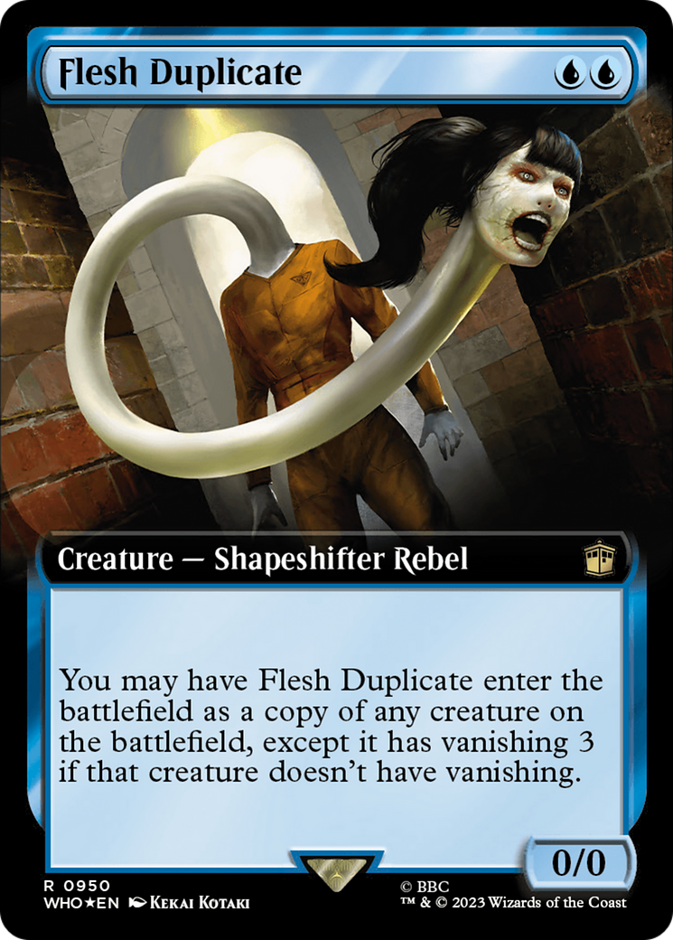 Image of Flesh Duplicate (Extended Art) (Surge Foil) [Doctor Who]