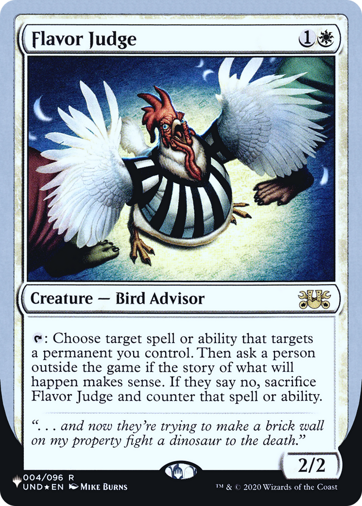 Image of Flavor Judge (Unfinity Foil Edition) [The List]