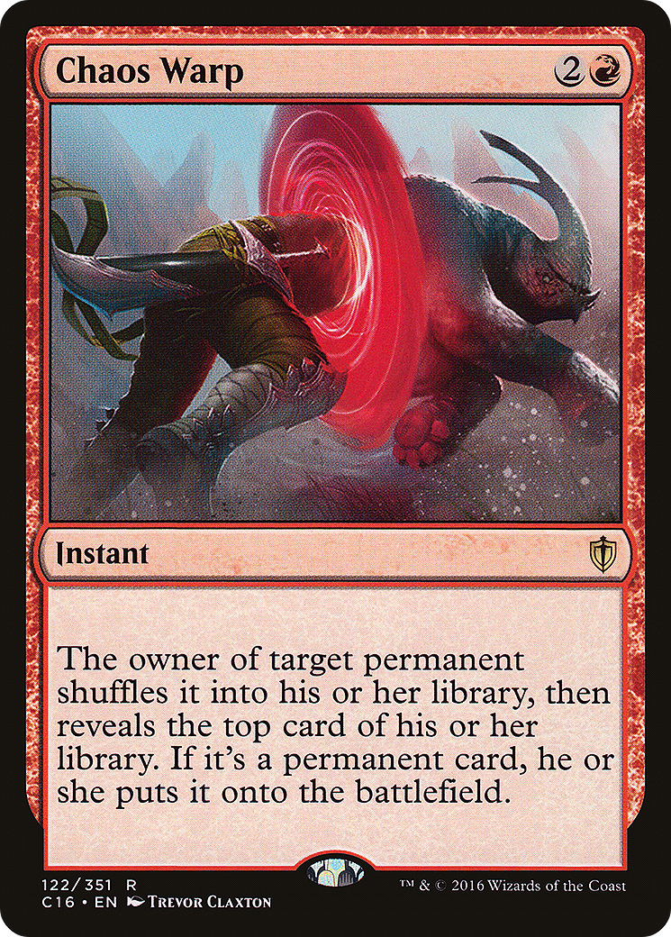 Image of Chaos Warp [Commander 2016]