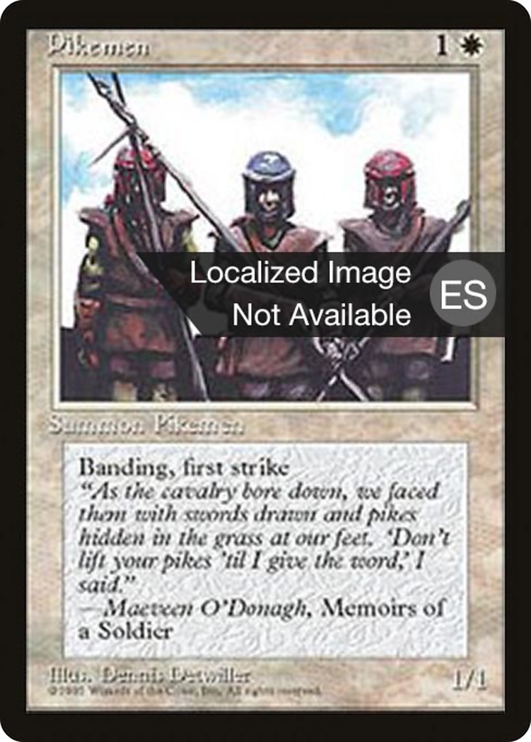 Image of Pikemen [Fourth Edition (Foreign Black Border)]