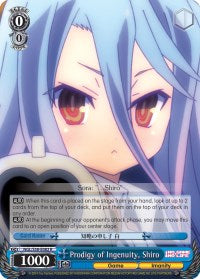 Image of Prodigy of Ingenuity, Shiro (NGL/S58-E082 R) [No Game No Life]