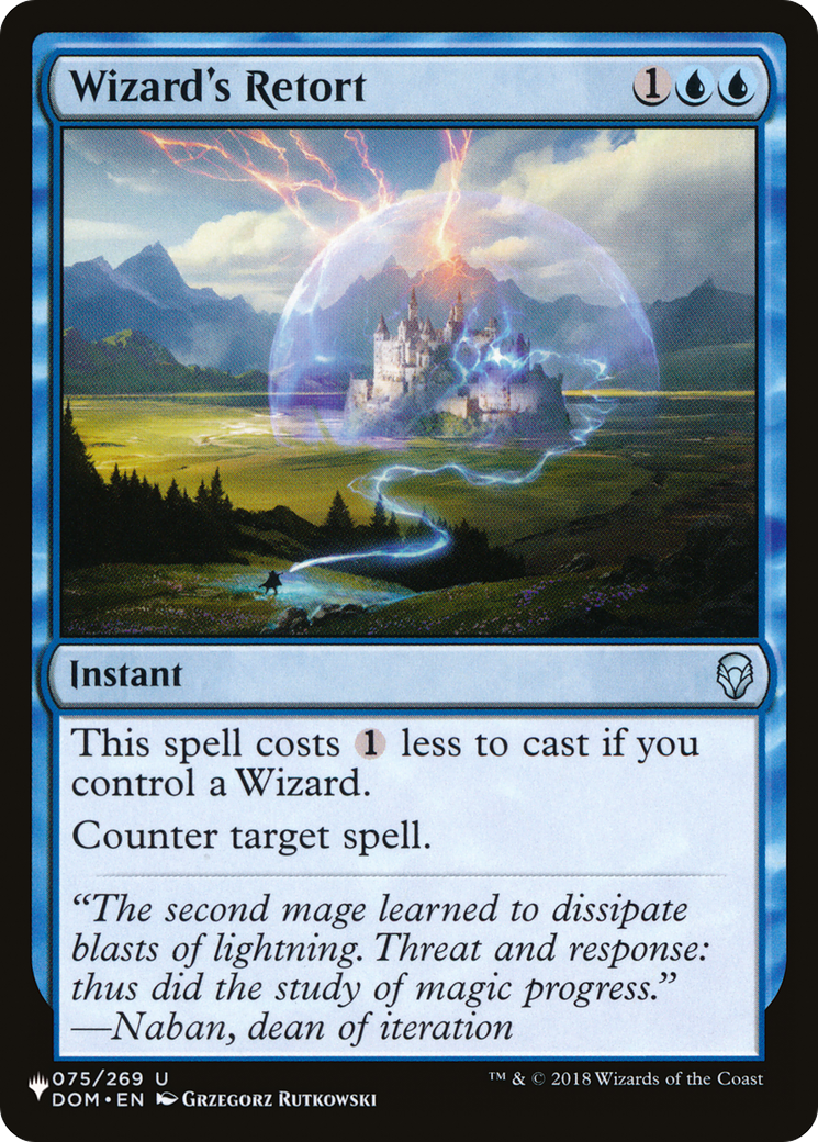 Image of Wizard's Retort [The List]