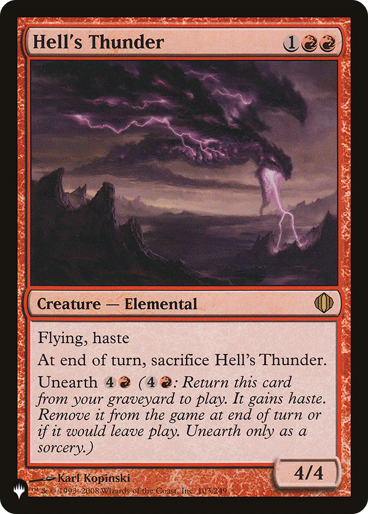 Image of Hell's Thunder [The List]