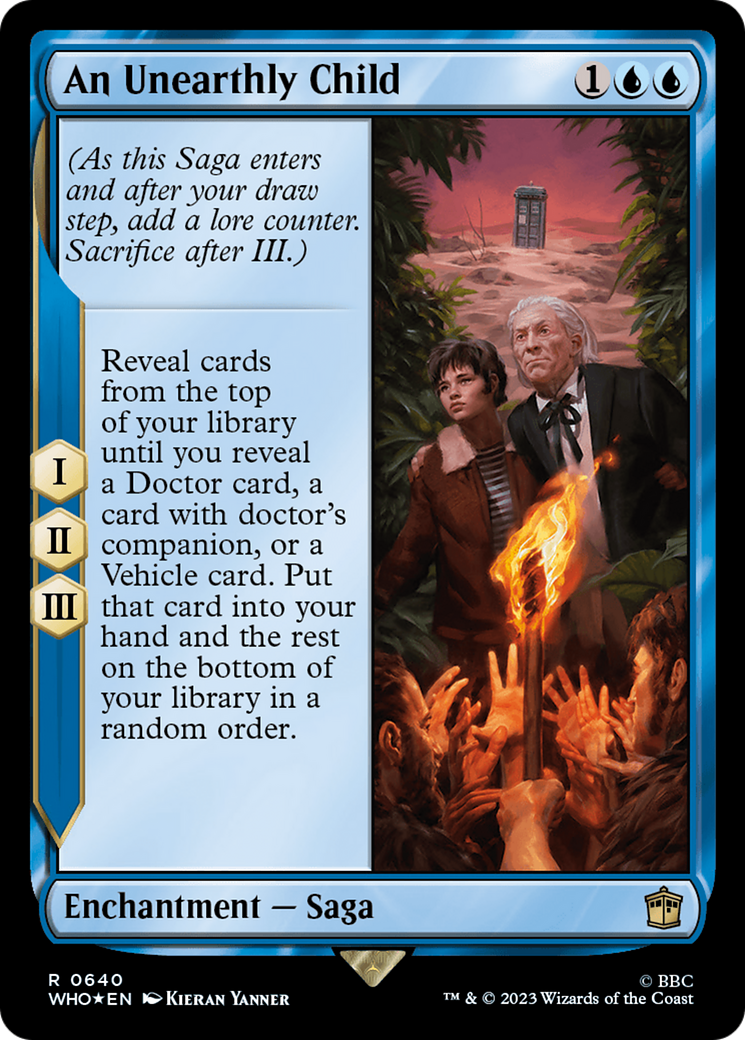 Image of An Unearthly Child (Surge Foil) [Doctor Who]