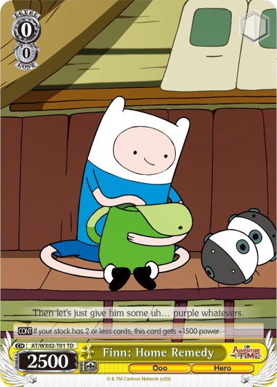 Image of Finn: Home Remedy (AT/WX02-T01 TD) [Adventure Time]