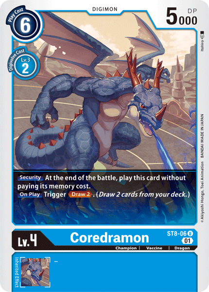 Image of Coredramon [ST8-06] [Starter Deck: Ulforce Veedramon]