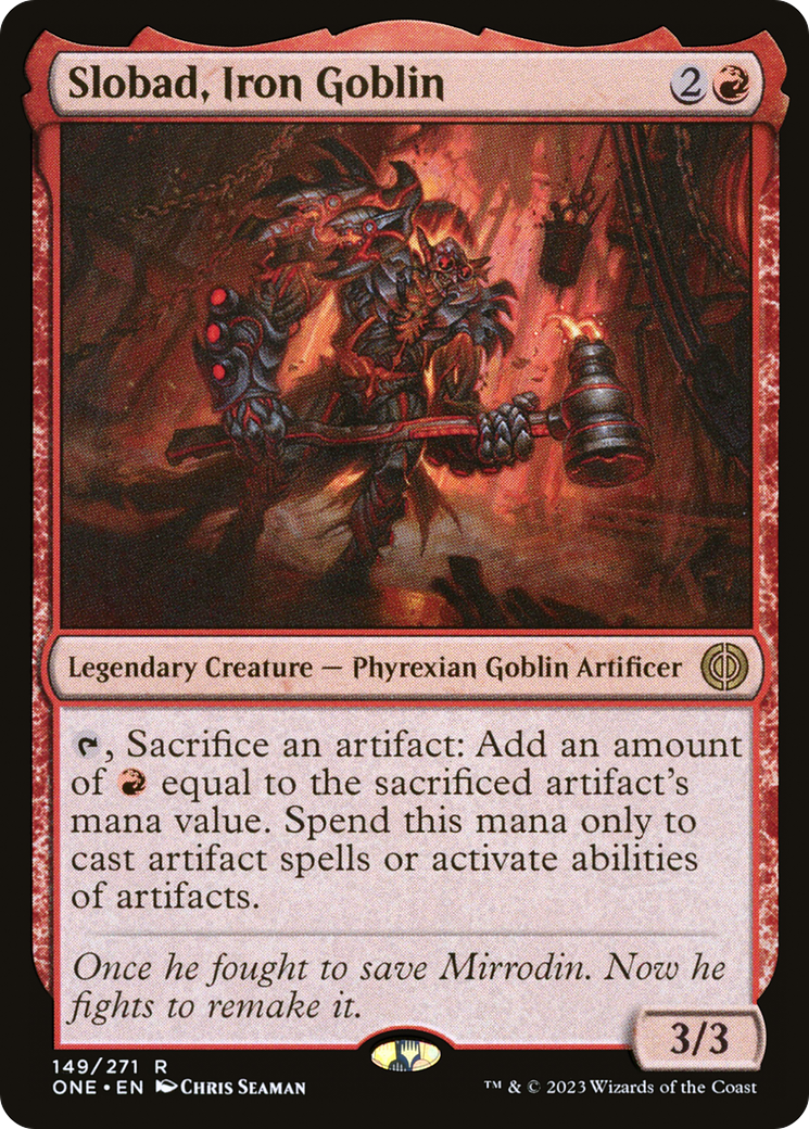 Image of Slobad, Iron Goblin [Phyrexia: All Will Be One]